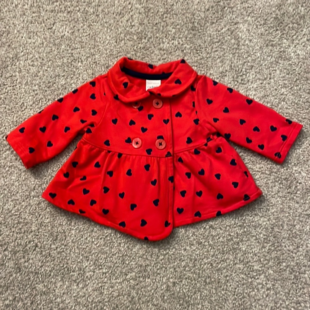 5 for $10🟢 Carter’s Button Up Sweater. NWOT. Size Newborn.